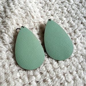 Nickel and Suede Earrings